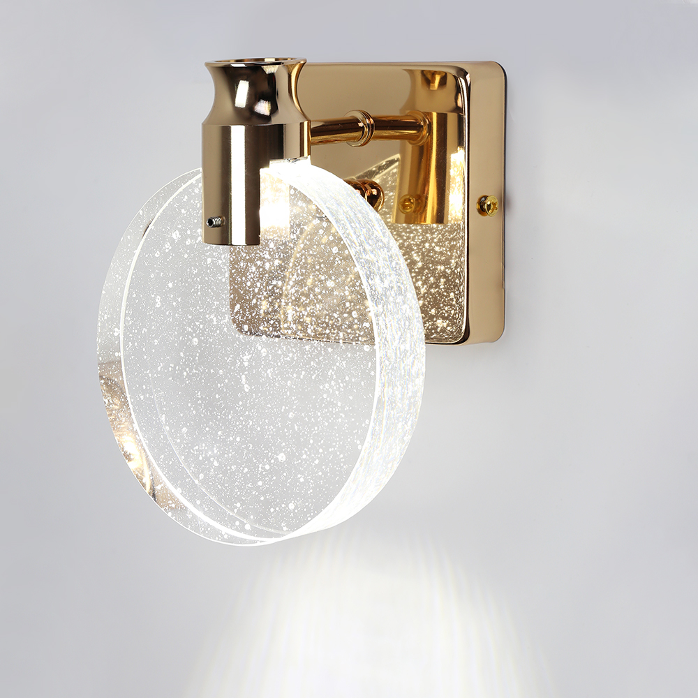 Lighting Home Decor Items - Modern Crystal Interior LED Wall Light