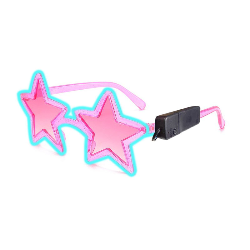 Lighting Visual - Star Shape LED Glowing Glasses Wireless