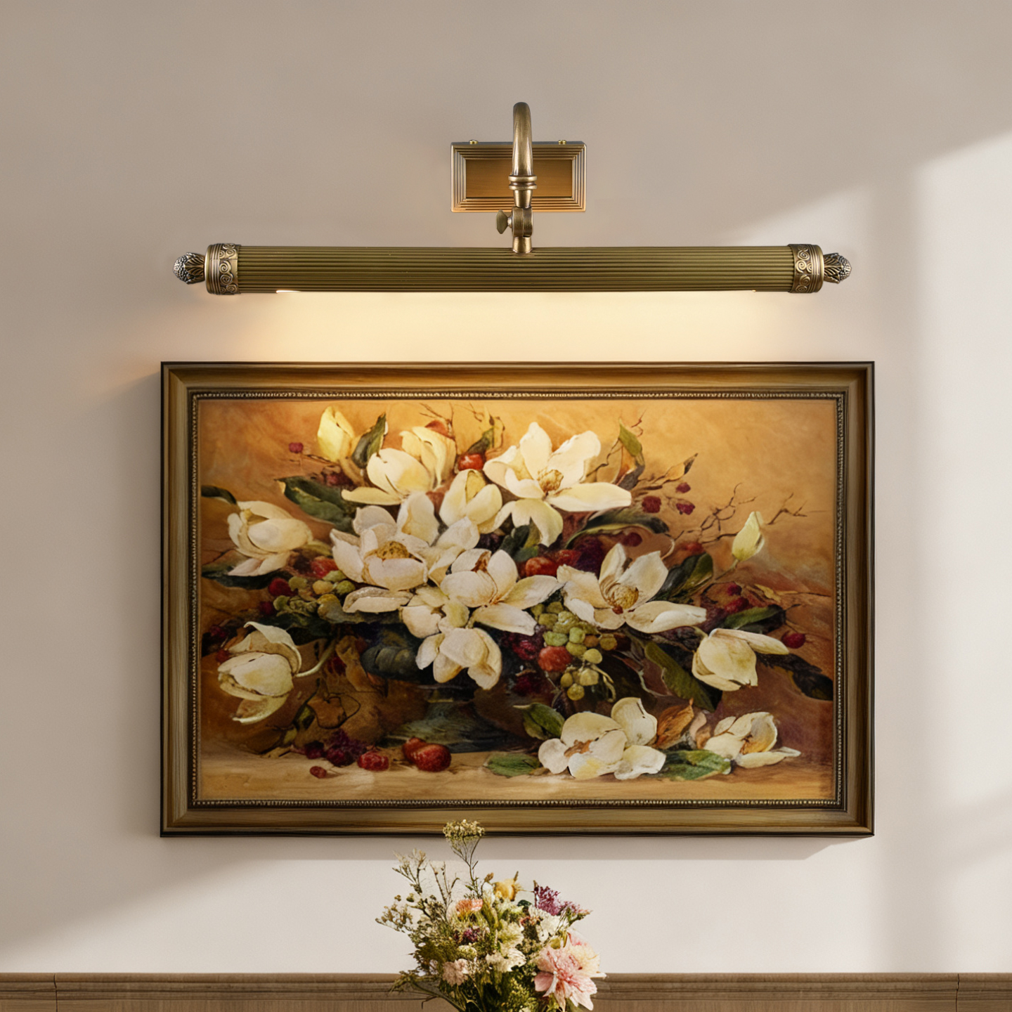 Foyer Lighting Wall Decor - French Style Retro Living Room Picture