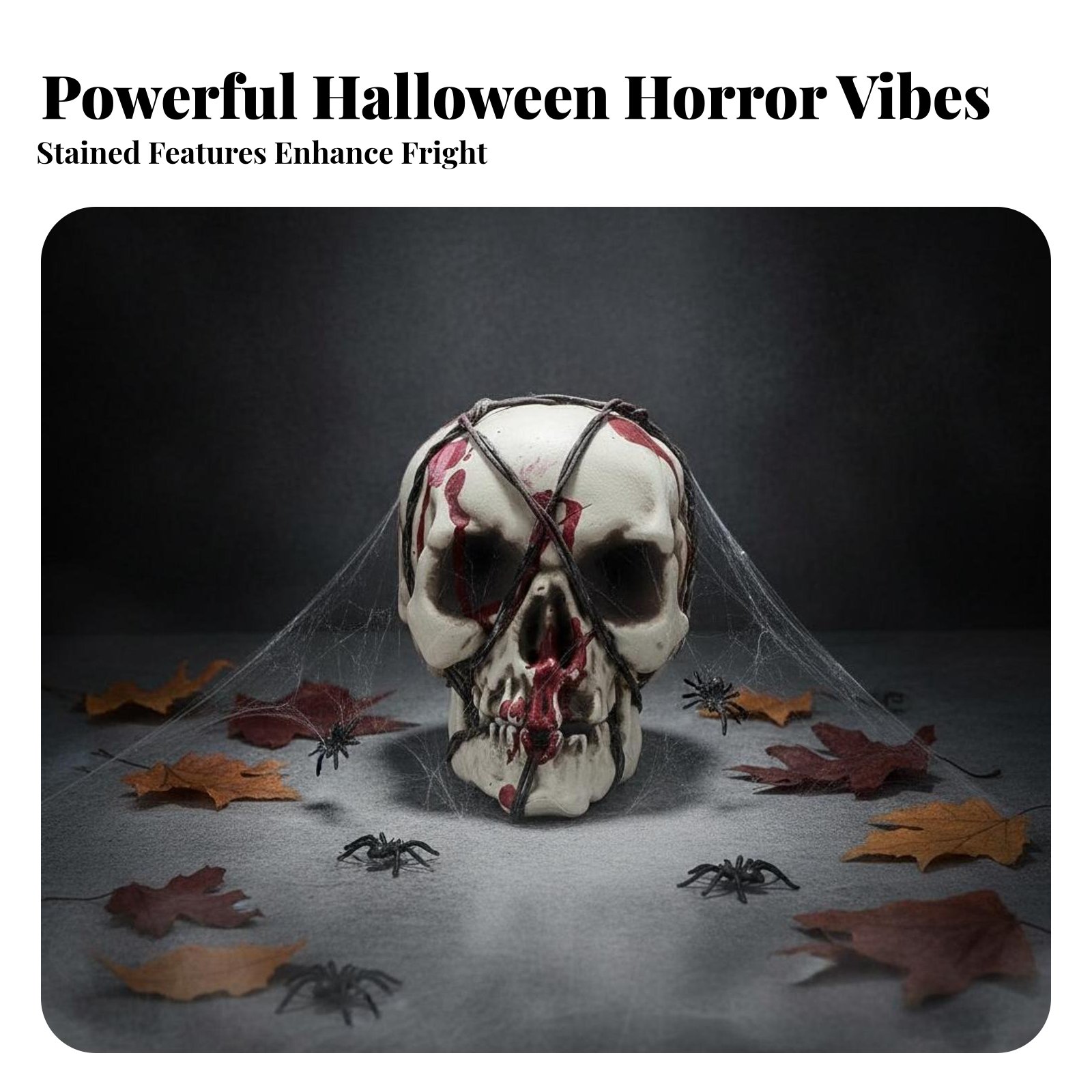 Lightings Decoration - Realistic Skull Model Horror Theme Halloween