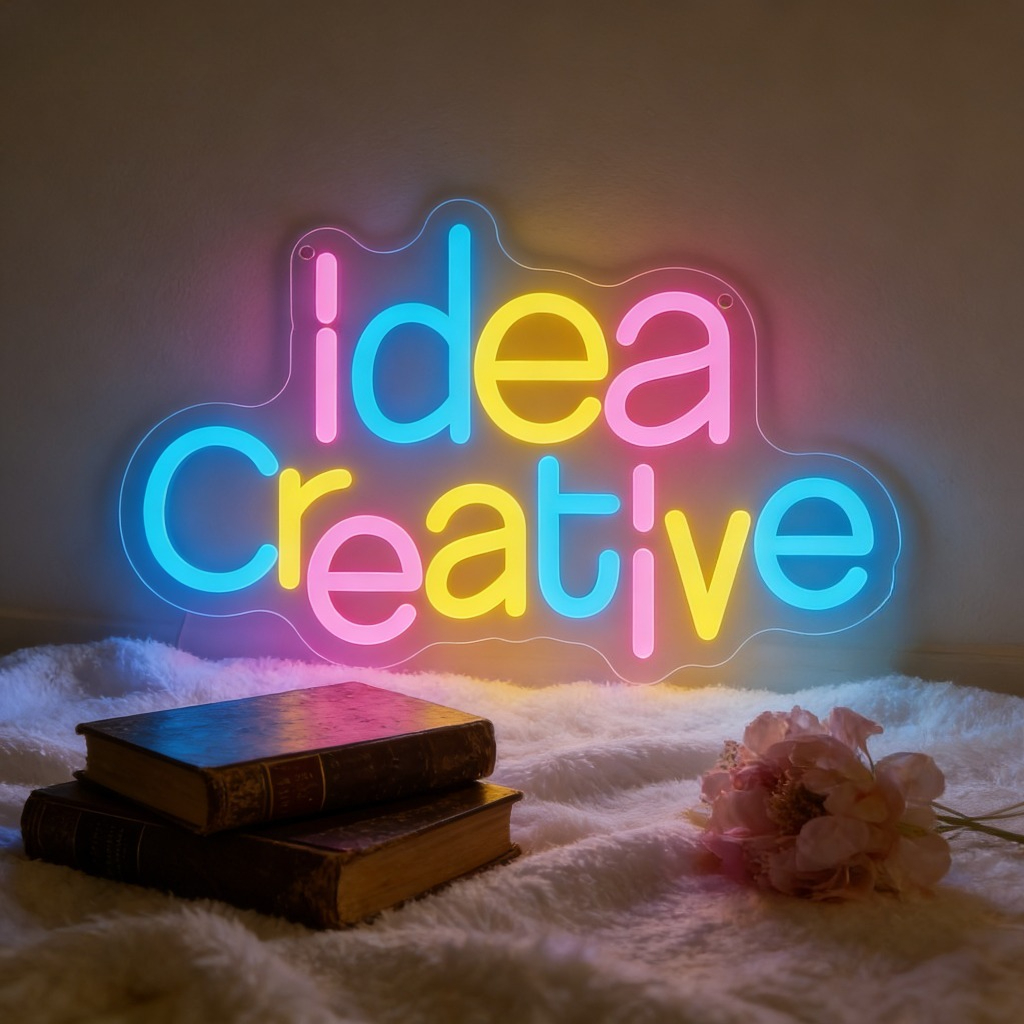 Lighting Home Decor Ideas - Creative Idea LED Neon Sign Gradient