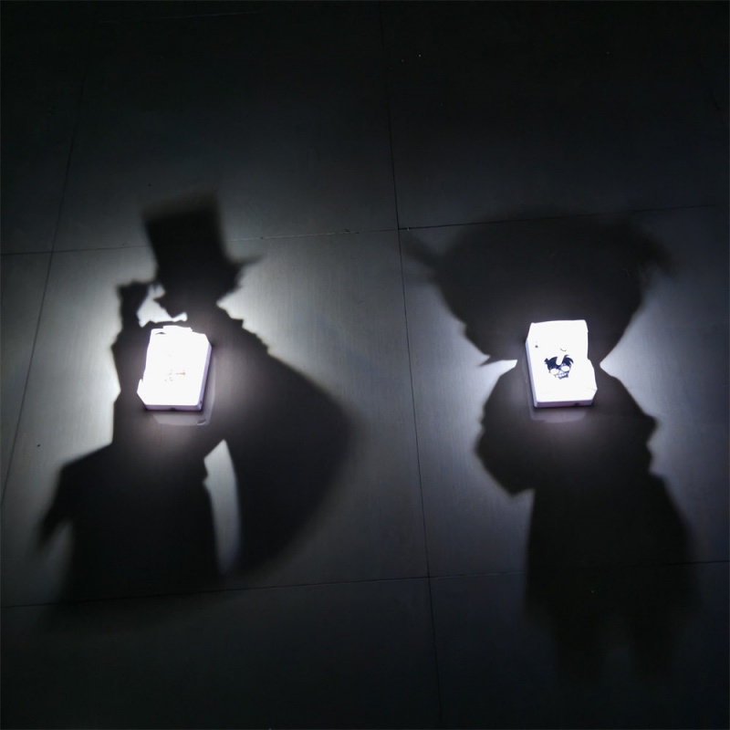 Anime Figure Silhouette Wall L - Lighting Home Decor Items 评论和价格