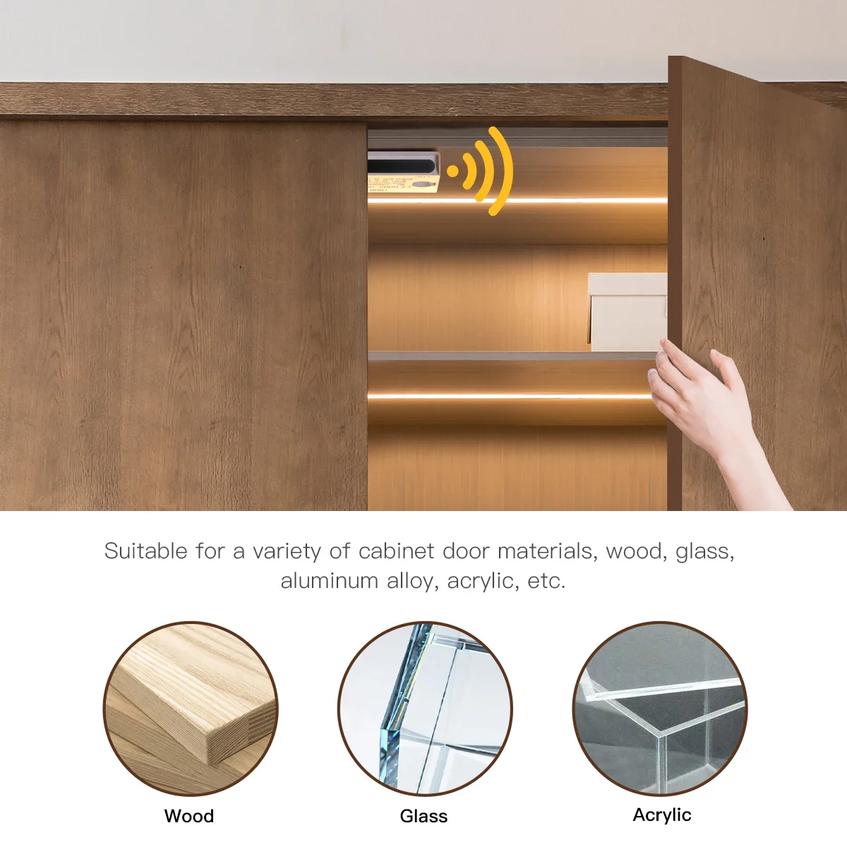 2-10PCS Smart Door Sensor Cont - Lighting Bolt Decor 评论和价格
