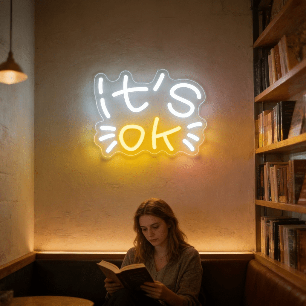 It's OK Neon Sign LED Night Li - Ok Lighting Decor 评论和价格