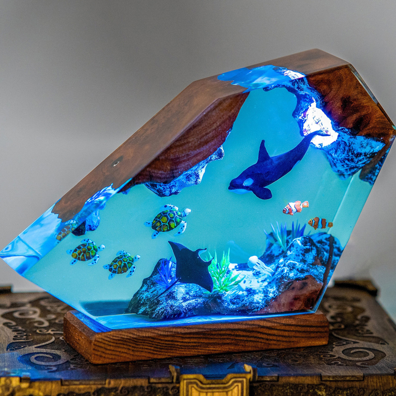 Seabed World Organism Resin Ta - Lighting World Decor 评论和价格
