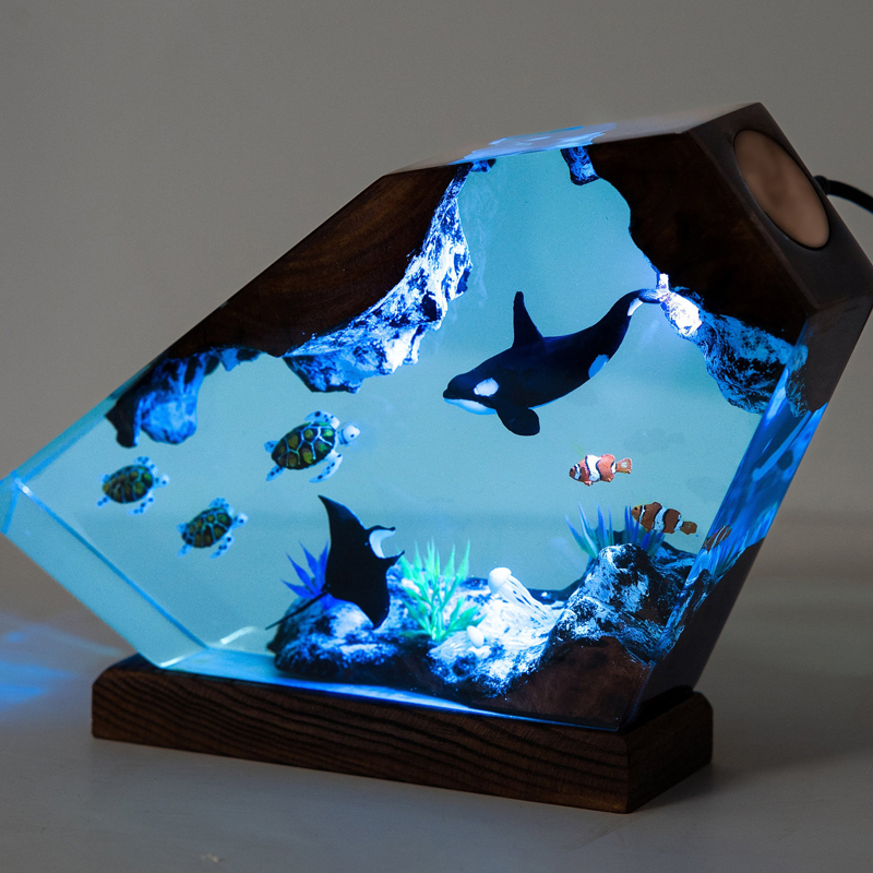 Seabed World Organism Resin Ta - Lighting World Decor 评论和价格