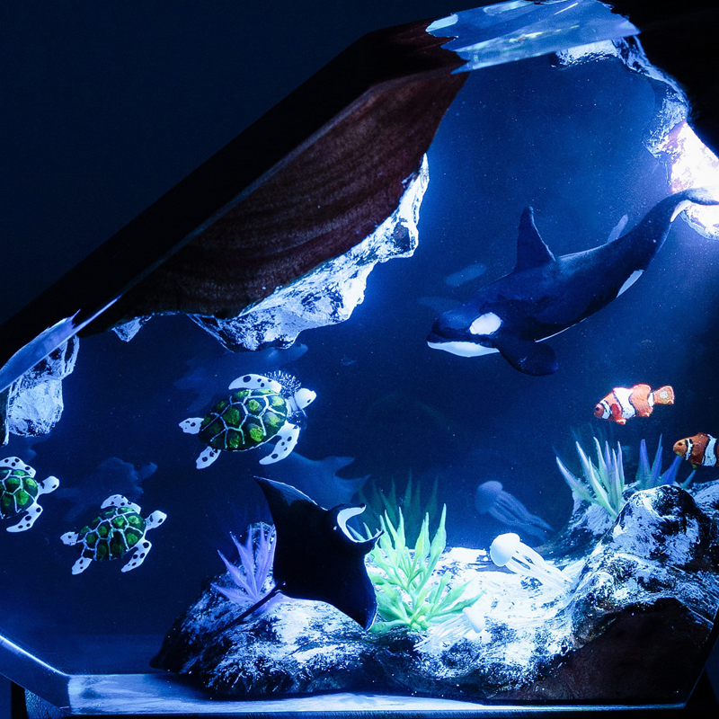 Seabed World Organism Resin Ta - Lighting World Decor 评论和价格