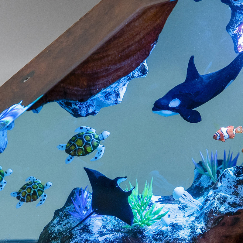 Seabed World Organism Resin Ta - Lighting World Decor 评论和价格
