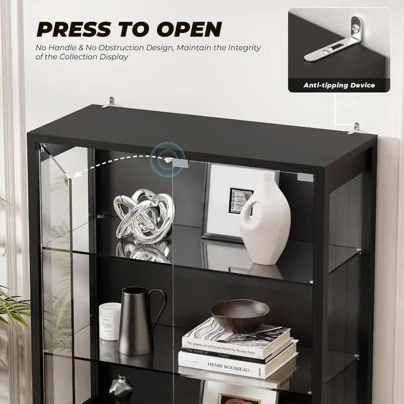 BROTTAR Display Cabinet with G - Lighting & Home Decor Studio Photos 评论和价格