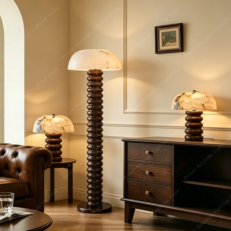 Retro Alabaster Mushroom Table - Lighting Home Decor Items 评论和价格