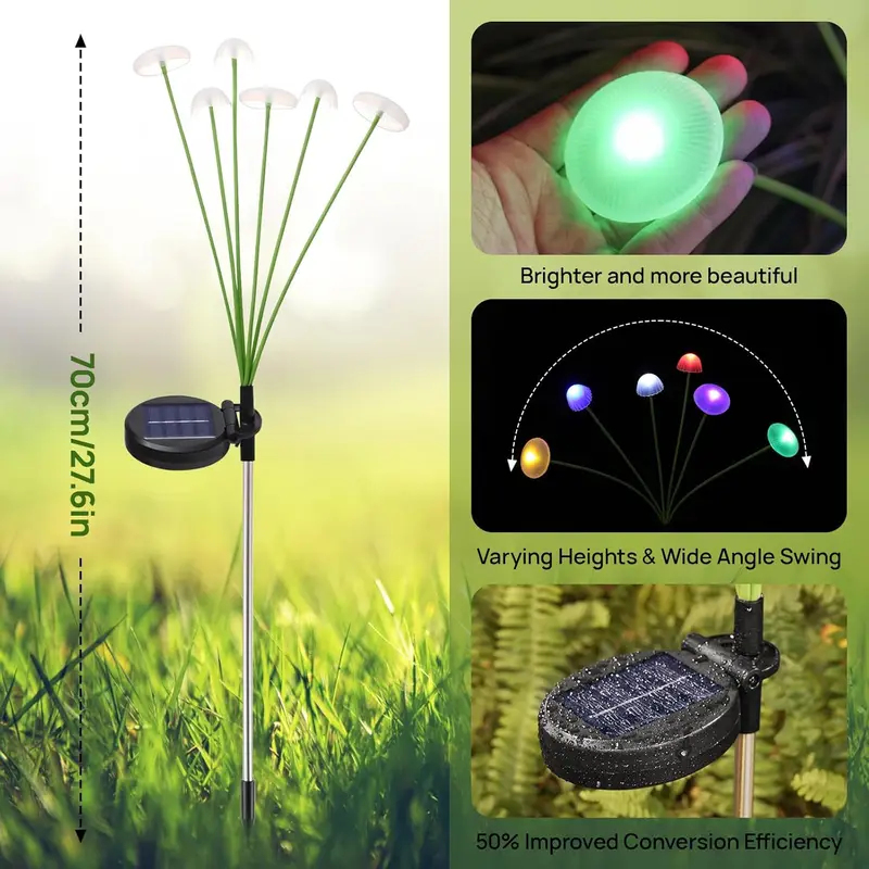 Solar Garden Lights Dual Mode  - Yard Lighting Decor 评论和价格