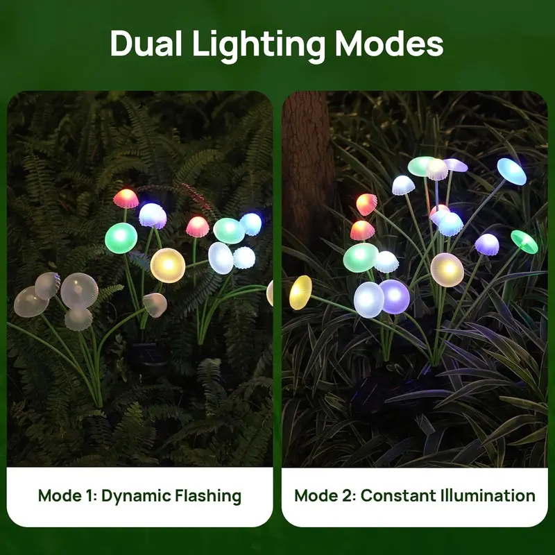 Solar Garden Lights Dual Mode  - Yard Lighting Decor 评论和价格