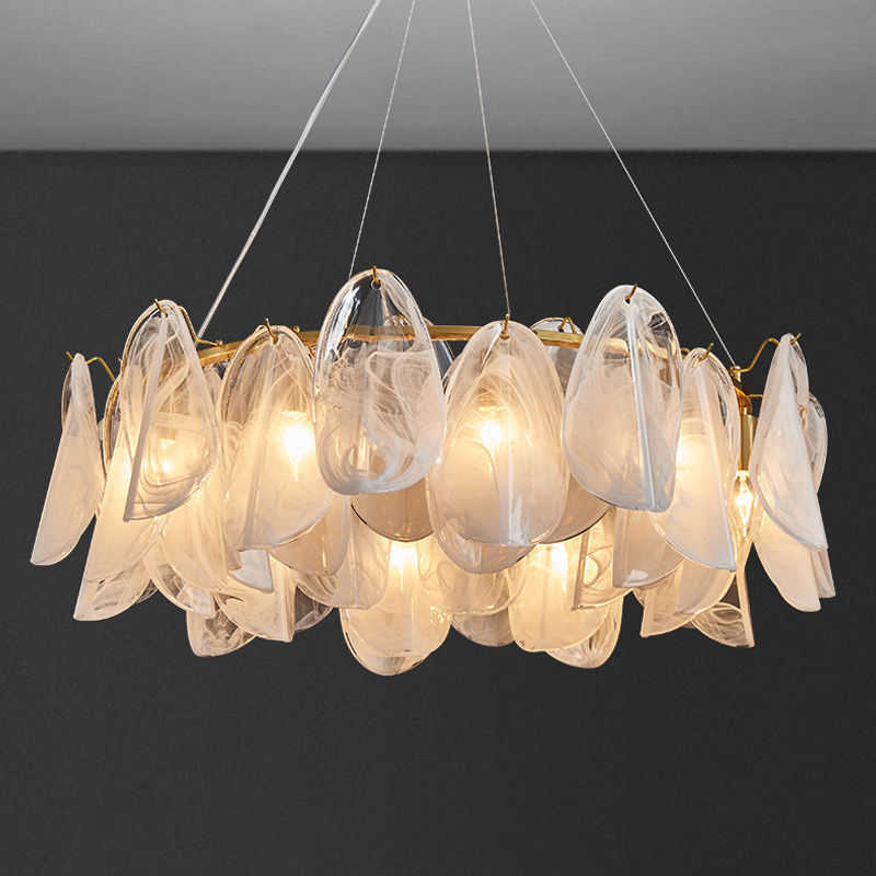 Luxury Glass Chandelier Lighti - Lighting Home Decor Items 评论和价格