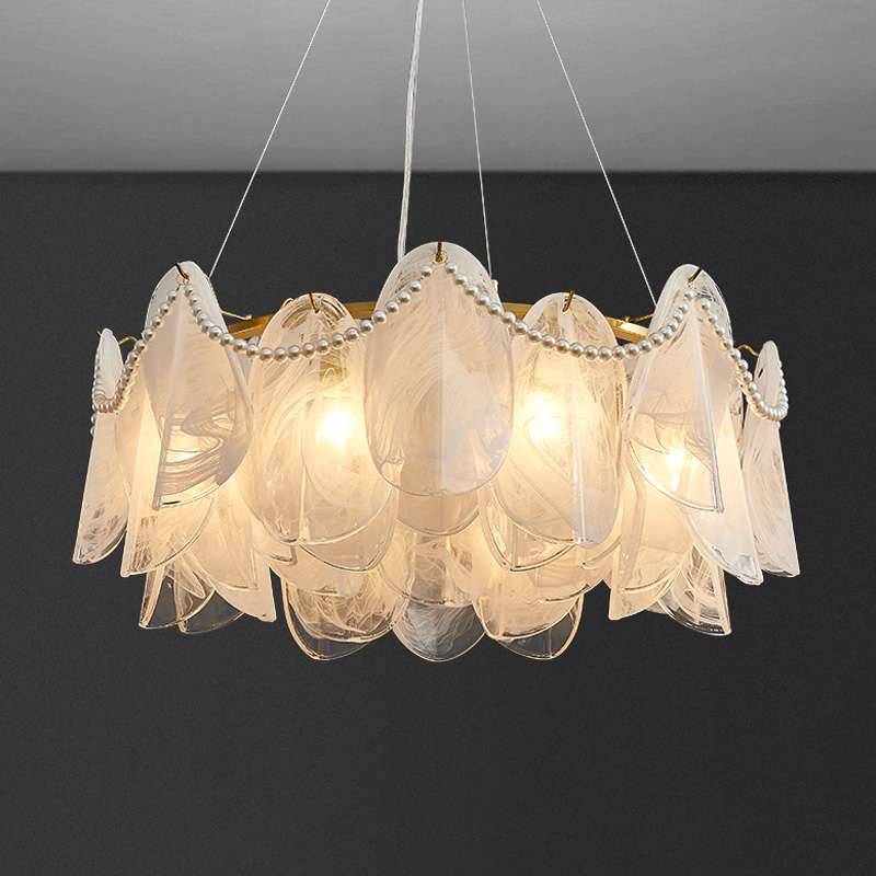 Luxury Glass Chandelier Lighti - Lighting Home Decor Items 评论和价格