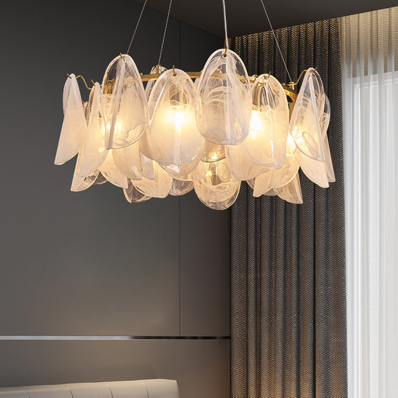 Luxury Glass Chandelier Lighti - Lighting Home Decor Items 评论和价格