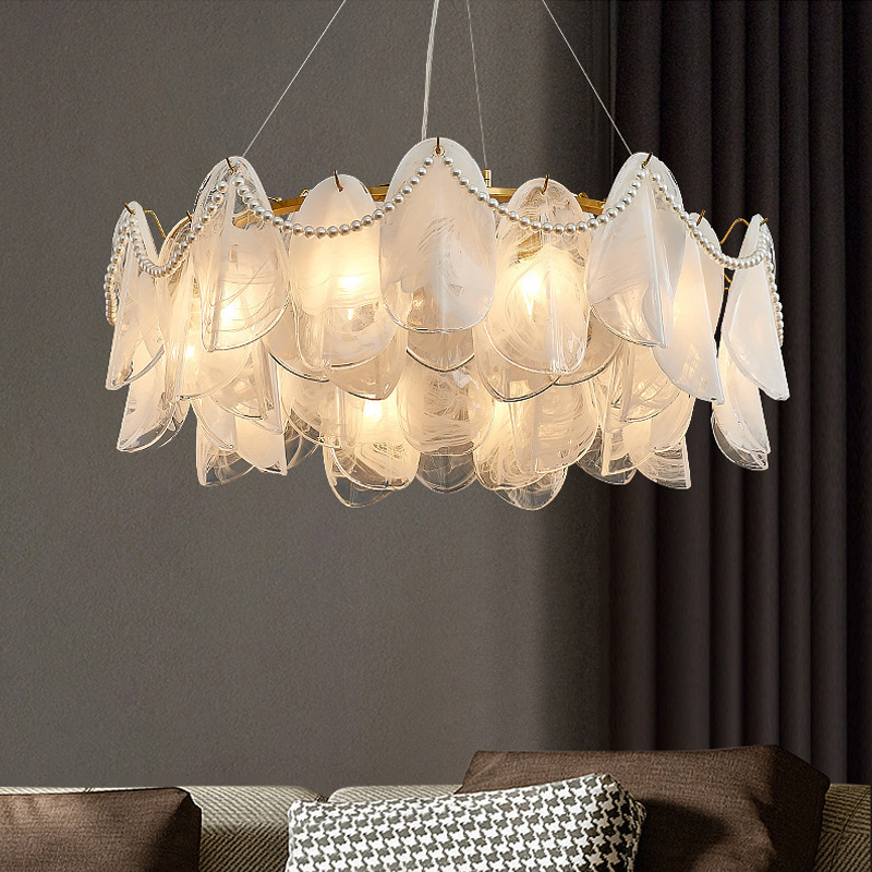 Luxury Glass Chandelier Lighti - Lighting Home Decor Items 评论和价格