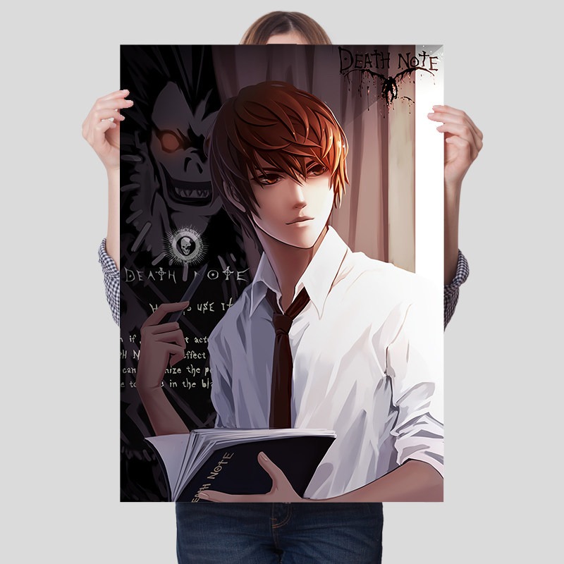 Death Note Unframed Canvas Pri - Lighting Home Decor Items 评论和价格