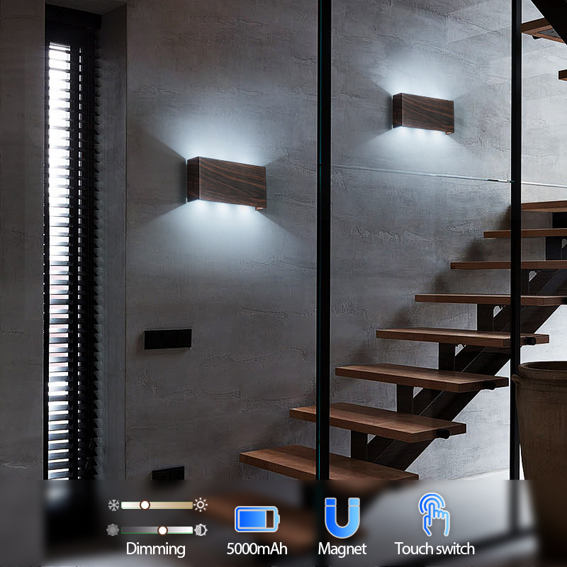 6W Wireless Portable LED Wall  - Foyer Lighting Wall Decor 评论和价格