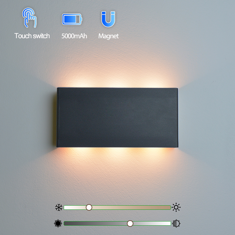 6W Wireless Portable LED Wall  - Foyer Lighting Wall Decor 评论和价格
