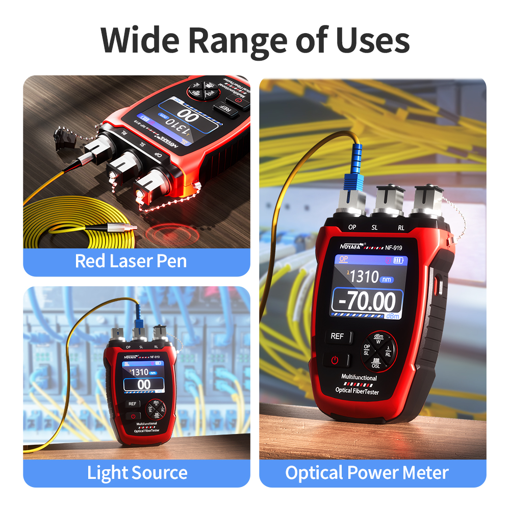 NOYAFA Fiber Optic Tester NF-9 - Lighting Visual 评论和价格