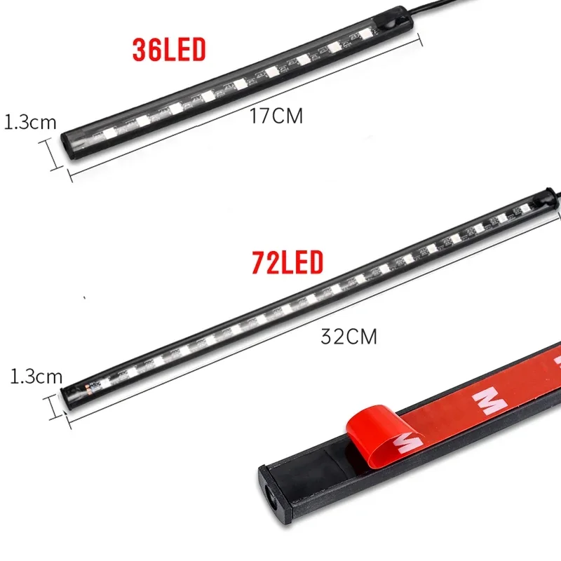 Led Motorcycle RGB Atmosphere  - Lighting Bolt Decor 评论和价格