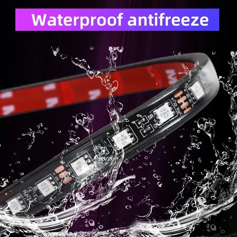 Led Motorcycle RGB Atmosphere  - Lighting Bolt Decor 评论和价格