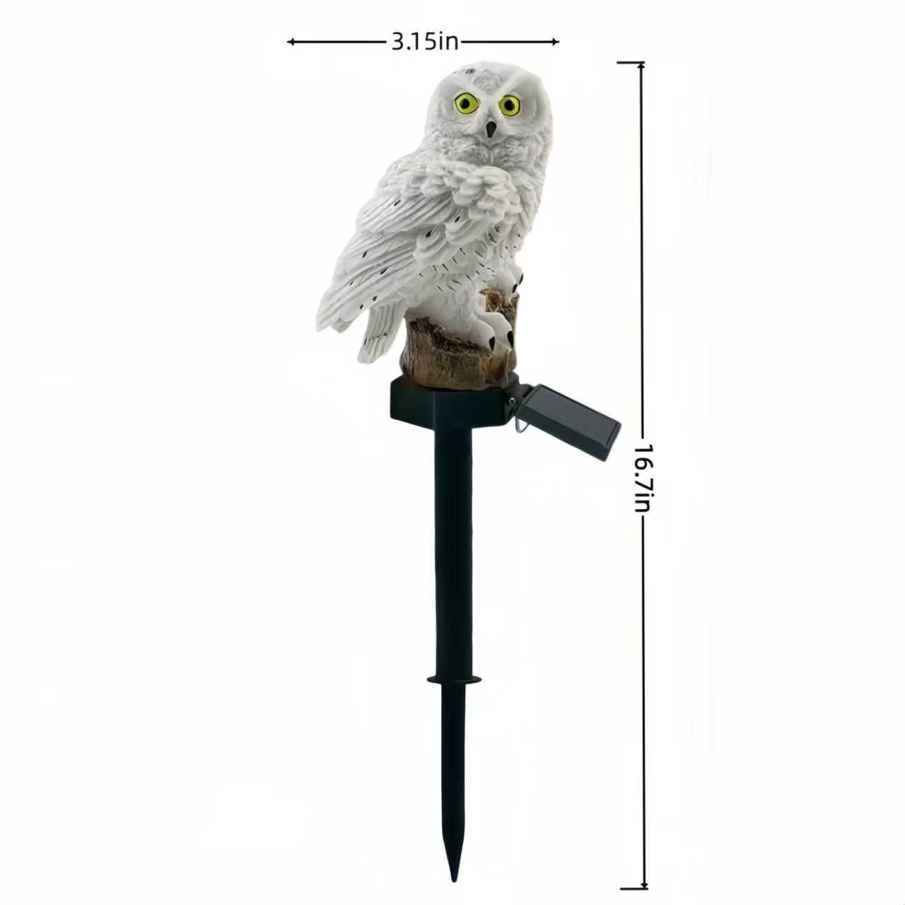 Solar Owl Garden Stake Light O - Yard Lighting Decor 评论和价格