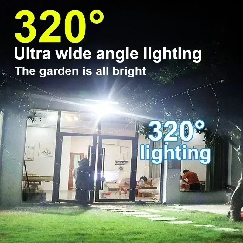 12000LM Powerful Solar Wall La - Yard Lighting Decor 评论和价格