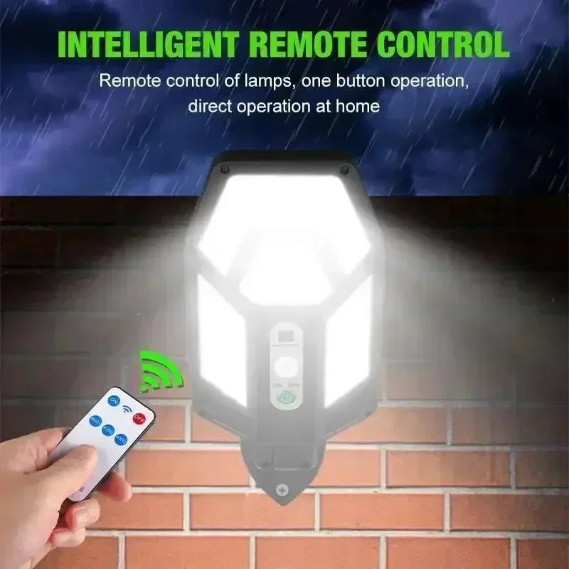 12000LM Powerful Solar Wall La - Yard Lighting Decor 评论和价格
