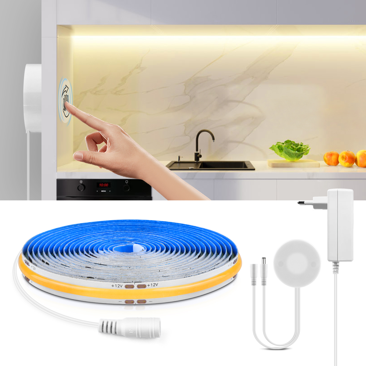 DC12V COB LED Light Strip With - Lighting Bolt Decor 评论和价格