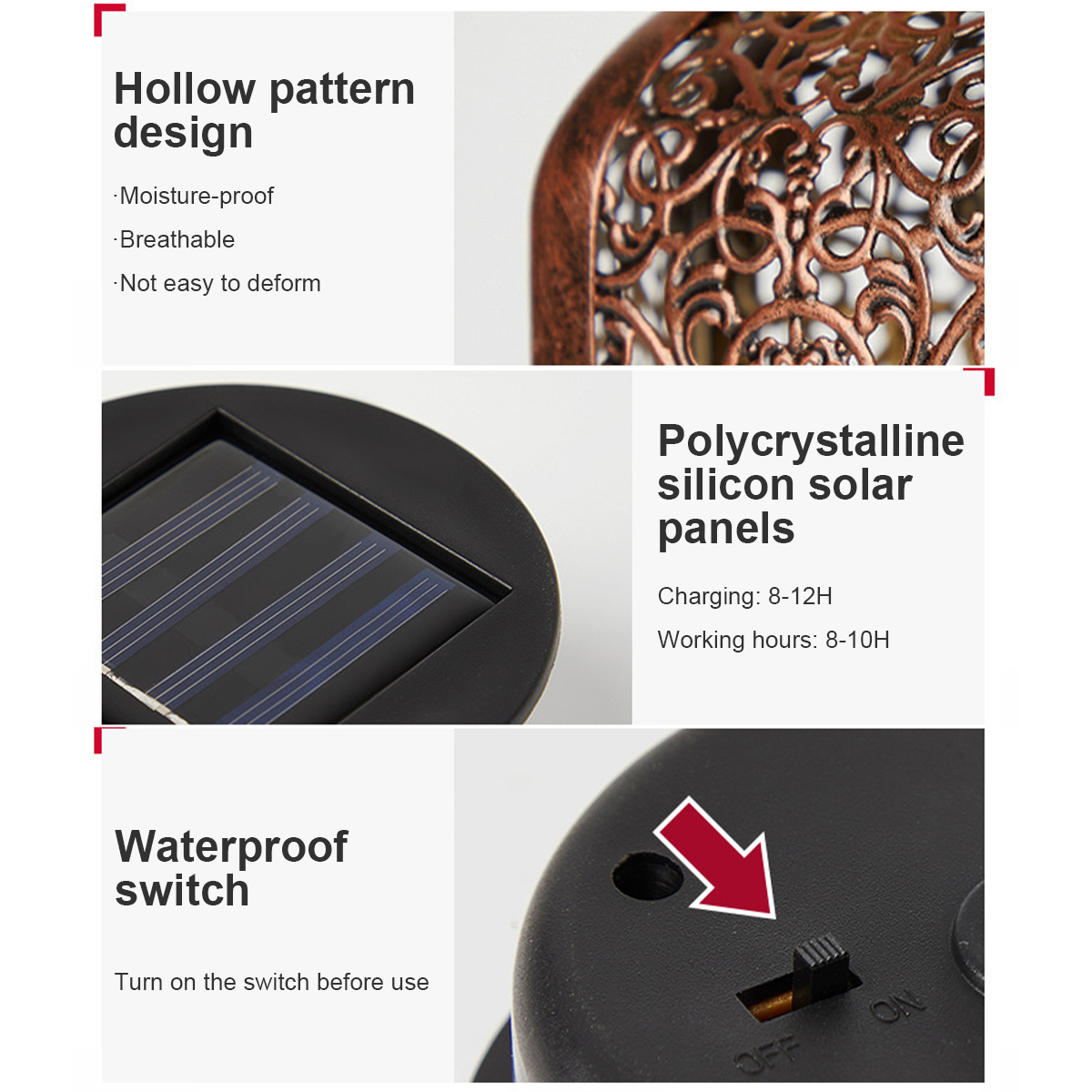 Solar Lanterns Outdoor Waterpr - Yard Lighting Decor 评论和价格