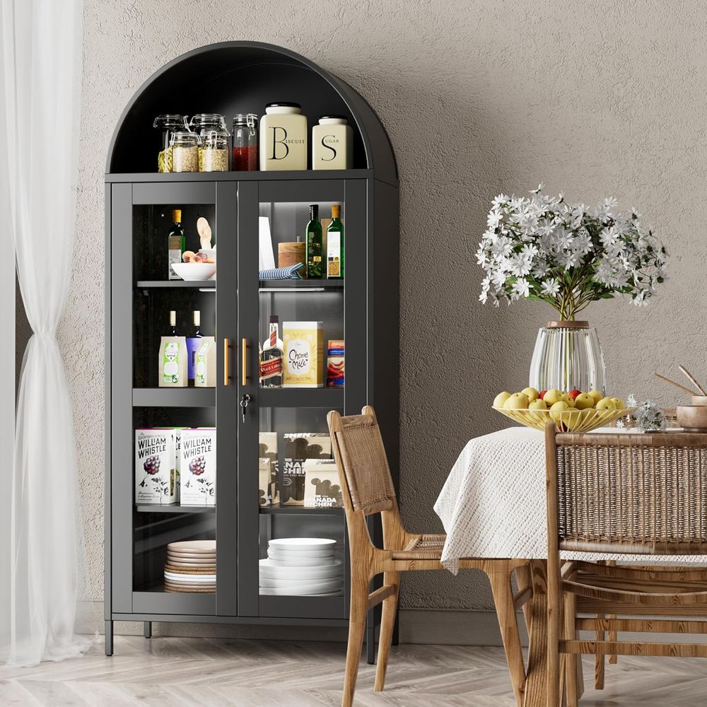 78.74 High Metal Arched Cabine - Lighting & Home Decor Studio Photos 评论和价格