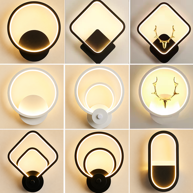 3 Colors LED Wall Lamp 110v 22 - Foyer Lighting Wall Decor 评论和价格