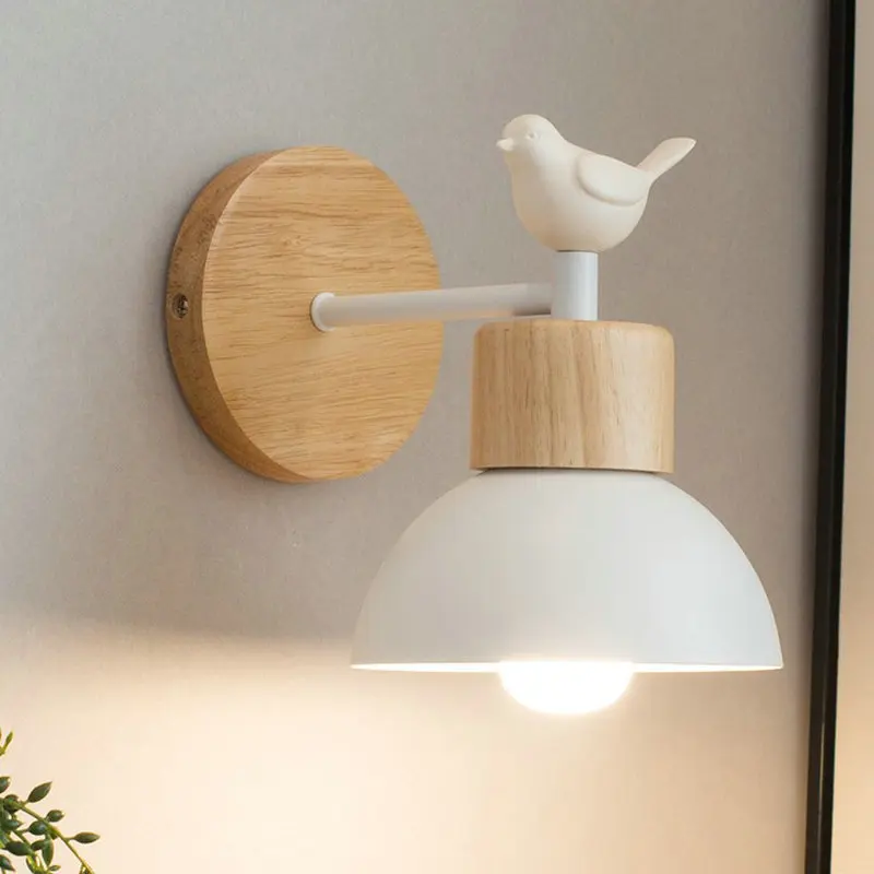 Modern LED Wall Lamp Wood Crea - Foyer Lighting Wall Decor 评论和价格