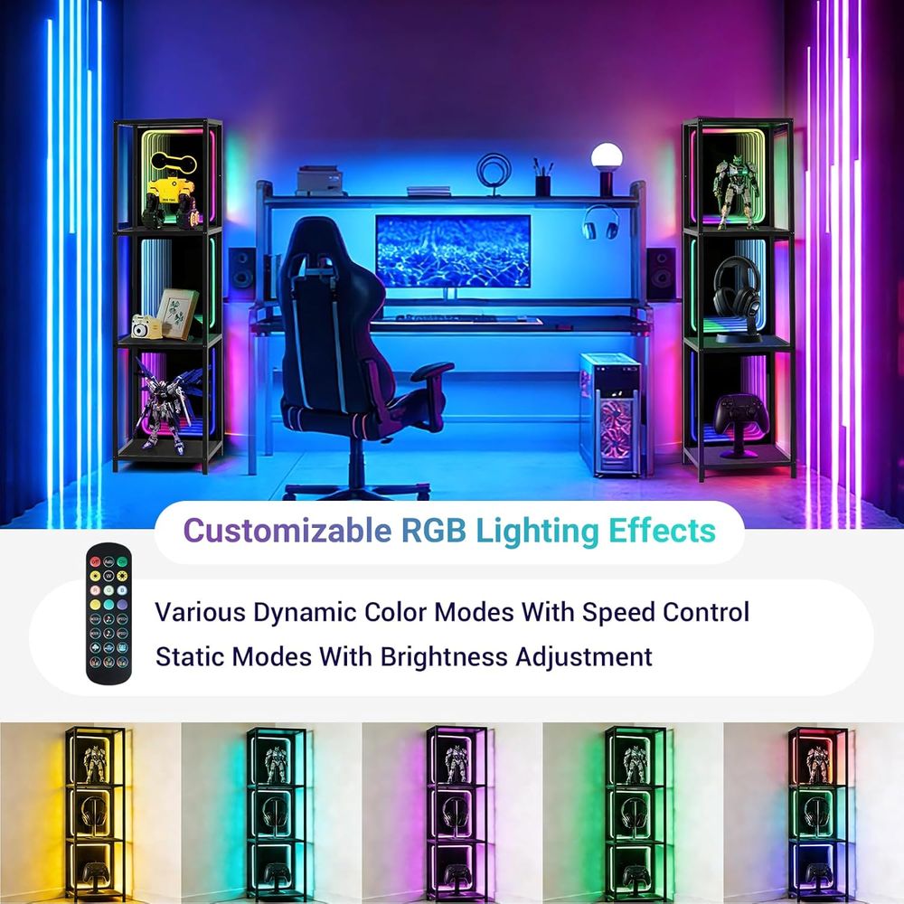 LED Infinity Mirror Light RGBW - Lighting & Home Decor Studio Photos 评论和价格