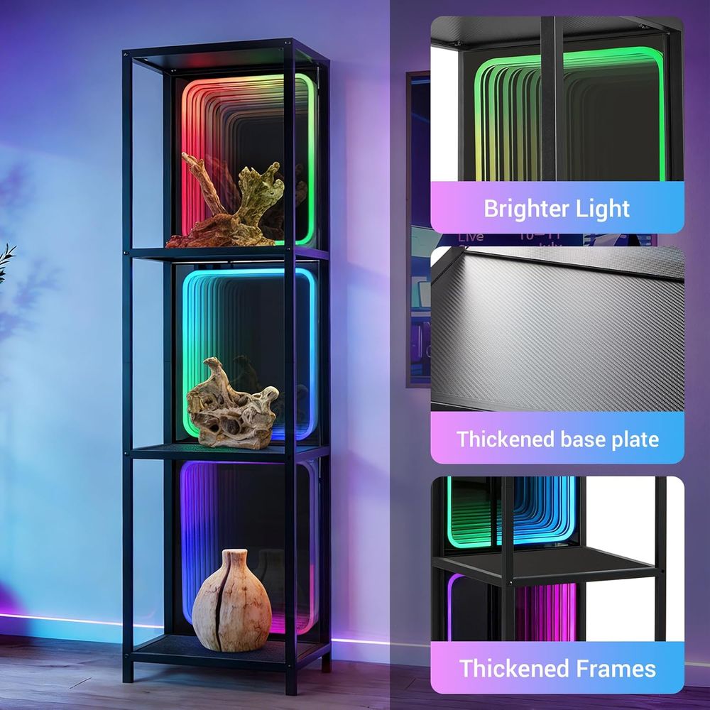 LED Infinity Mirror Light RGBW - Lighting & Home Decor Studio Photos 评论和价格