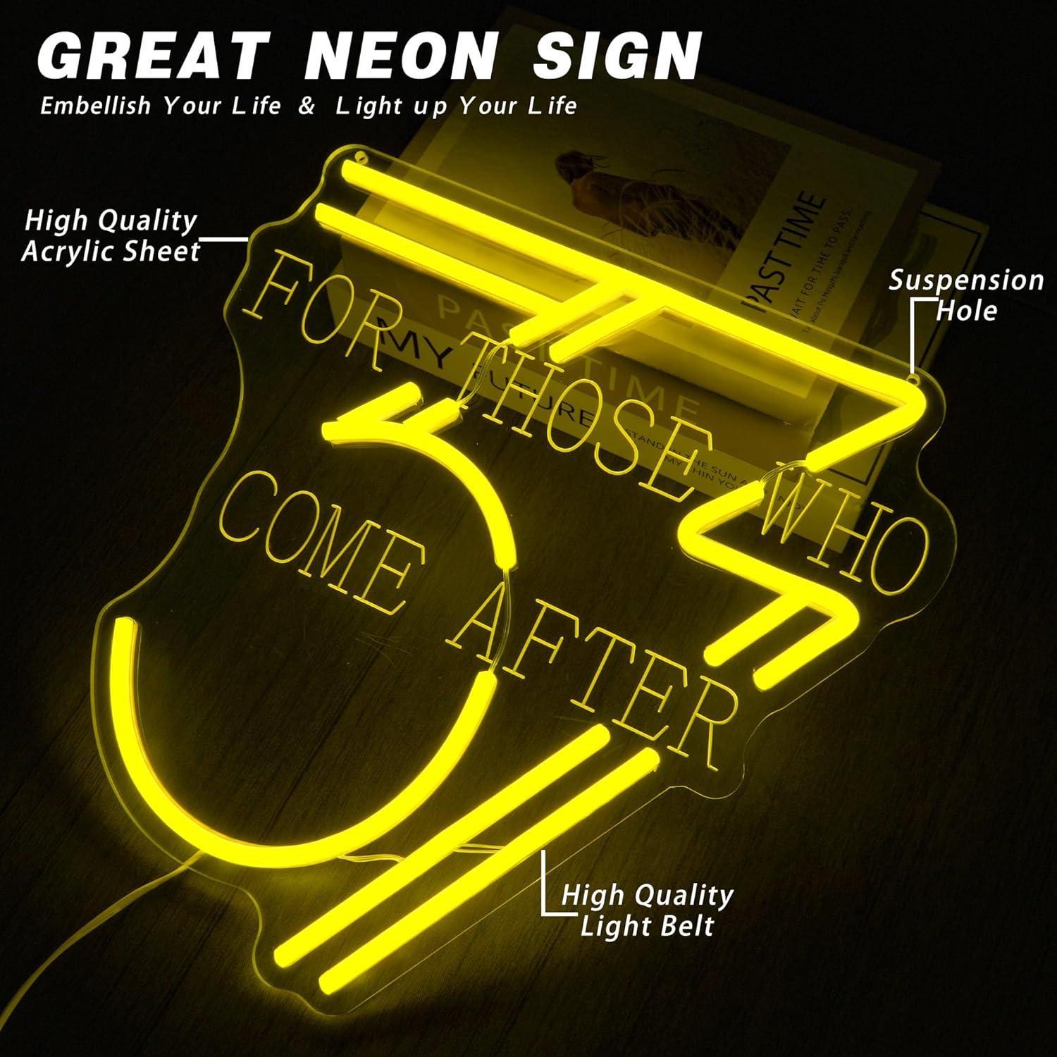For Those Who Come After Neon  - Lighting World Decor 评论和价格