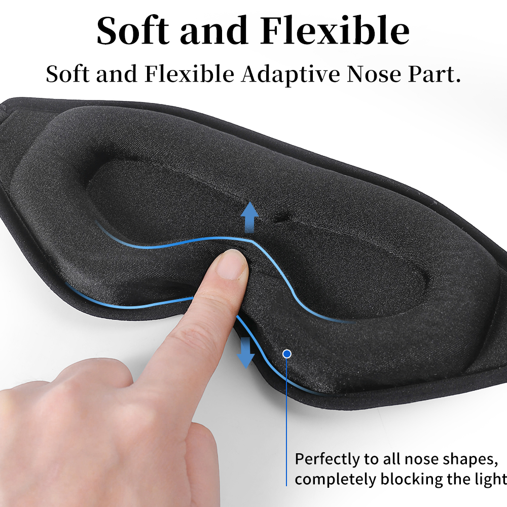 3D Soft Padded Sleeping Mask,  - Lighting Jockey 评论和价格
