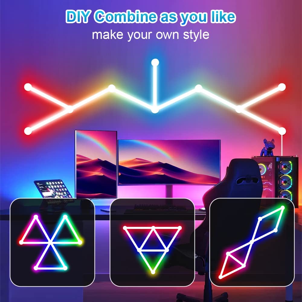 LED Smart Wall Lamp RGBIC Ligh - Foyer Lighting Wall Decor 评论和价格