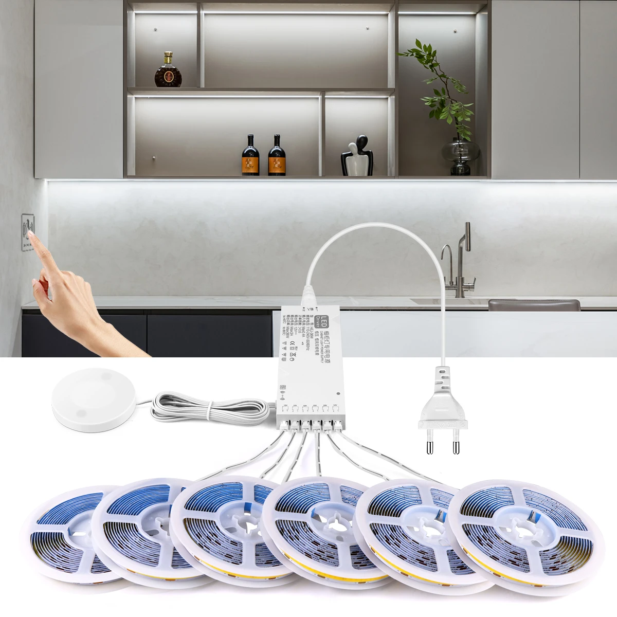 2-6PCS COB LED Strip Light Kit - Lighting Bolt Decor 评论和价格