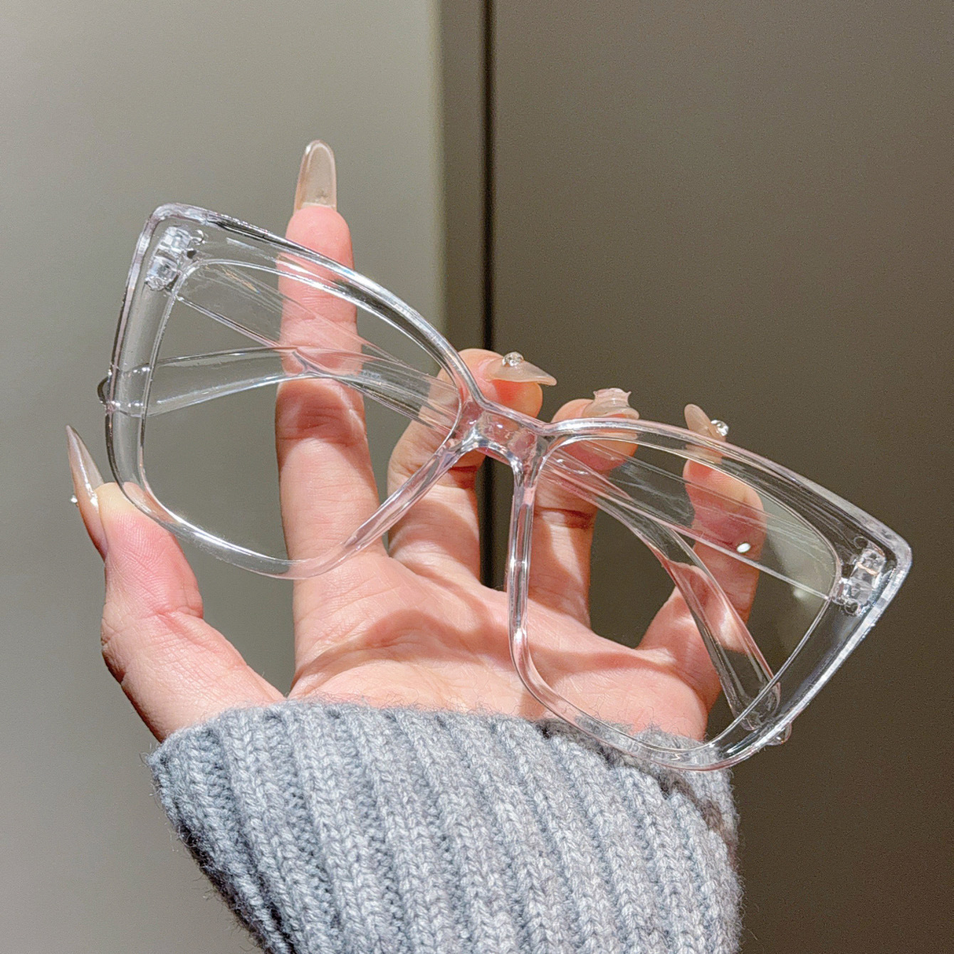 Large Frame Glasses Ultra-Ligh - Lighting Visual 评论和价格