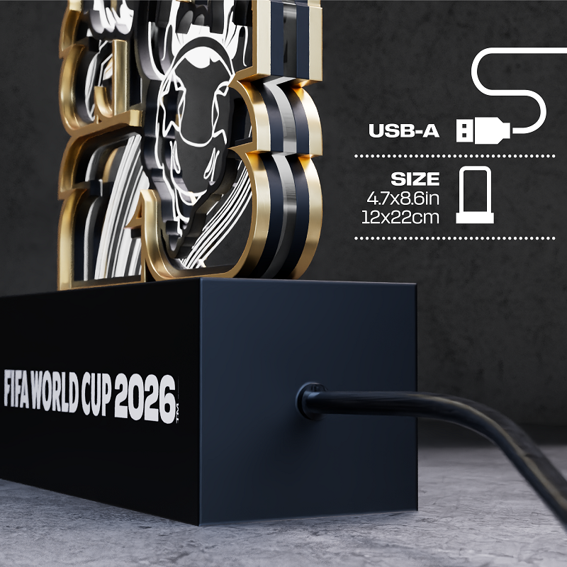 FIFA World Cup Mascots 3D LED  - Lighting World Decor 评论和价格