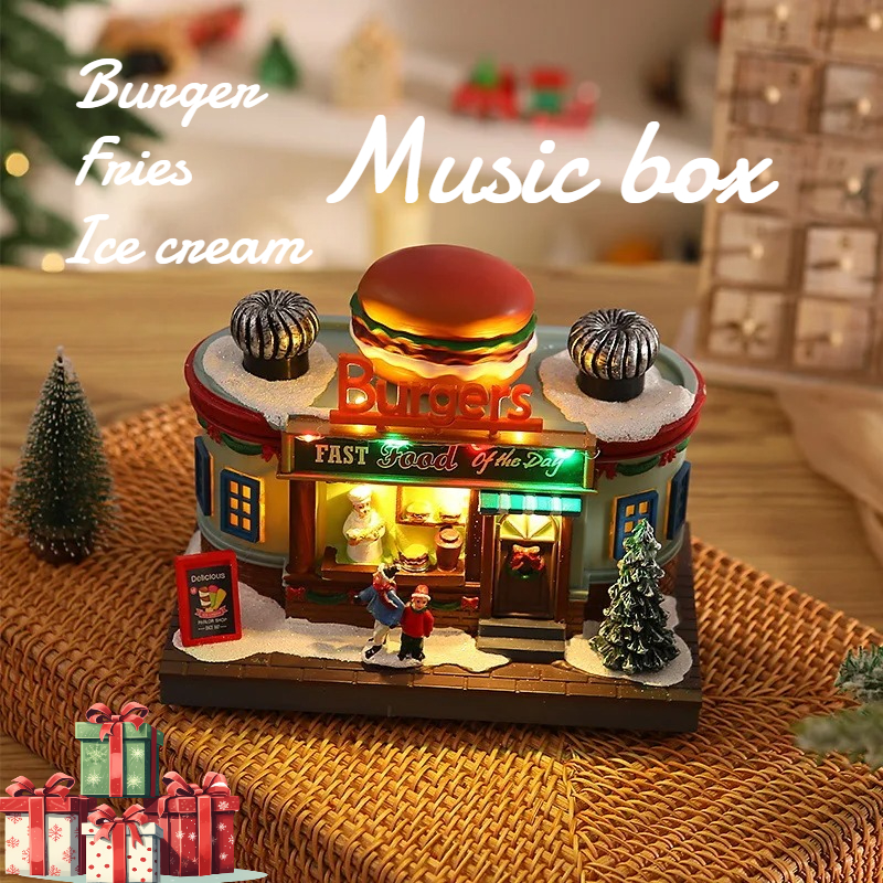 Christmas Light Up Music Box D - Lighting Home Decor Ideas 评论和价格