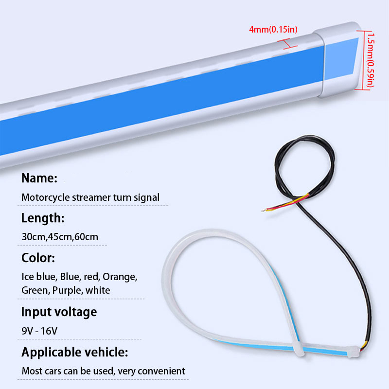 BLALION Motorcycle Turn Signal - Lighting Bolt Decor 评论和价格