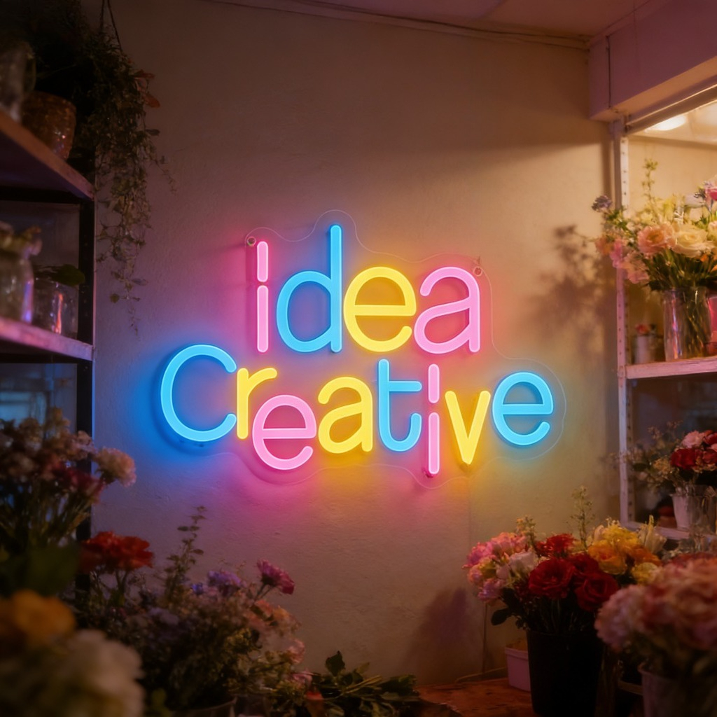 Creative Idea LED Neon Sign Gr - Lighting Home Decor Ideas 评论和价格