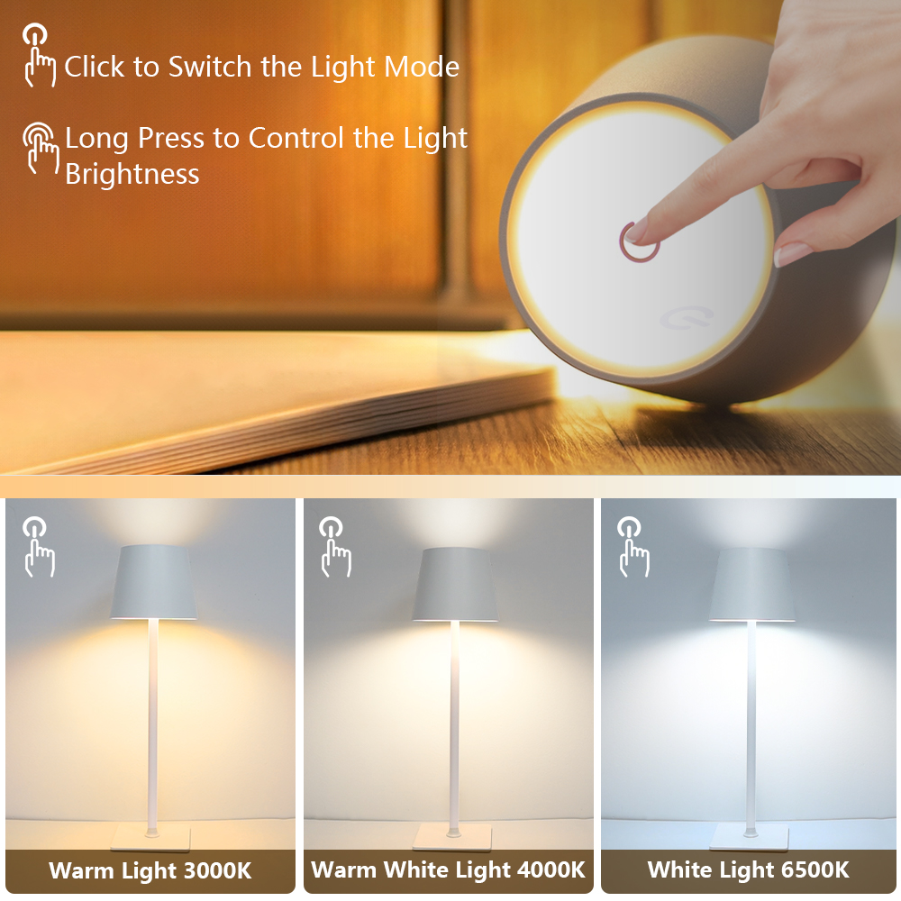 LED Rechargeable Desk Light Wi - Lightings Decoration 评论和价格