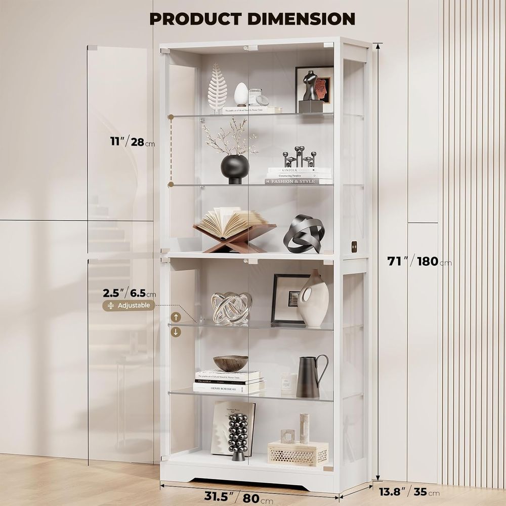 71 6-Tier Glass Door Display C - Lighting & Home Decor Studio Photos 评论和价格