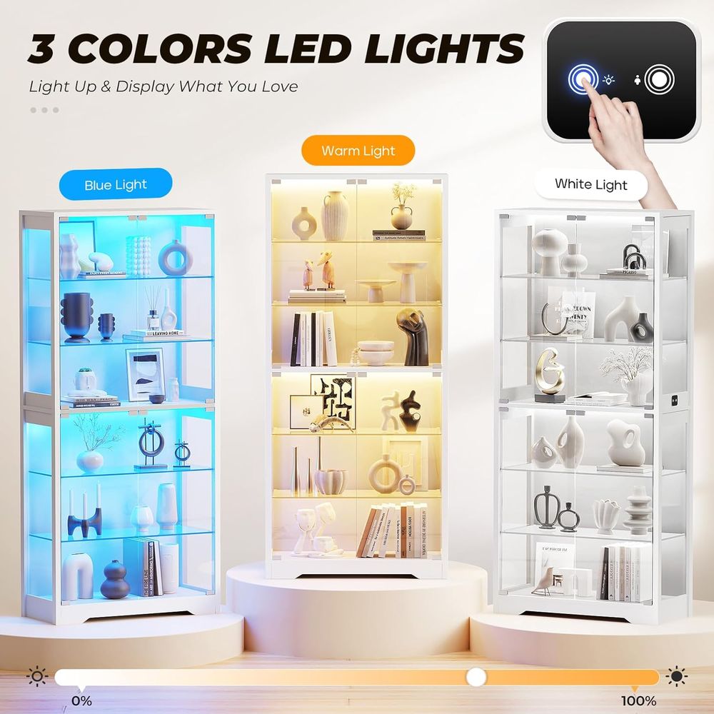 71 6-Tier Glass Door Display C - Lighting & Home Decor Studio Photos 评论和价格