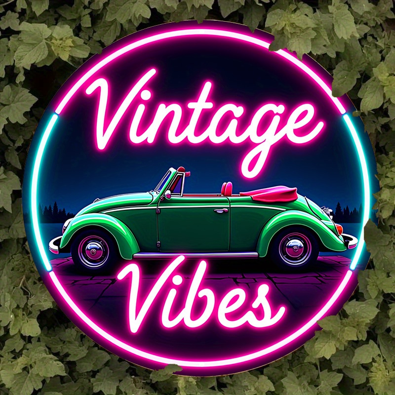 Vintage Neon Open Car Sign - R - Lighting Decor House 评论和价格