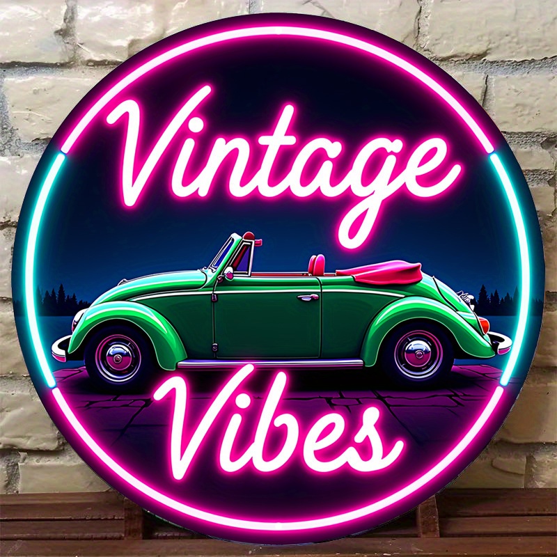 Vintage Neon Open Car Sign - R - Lighting Decor House 评论和价格